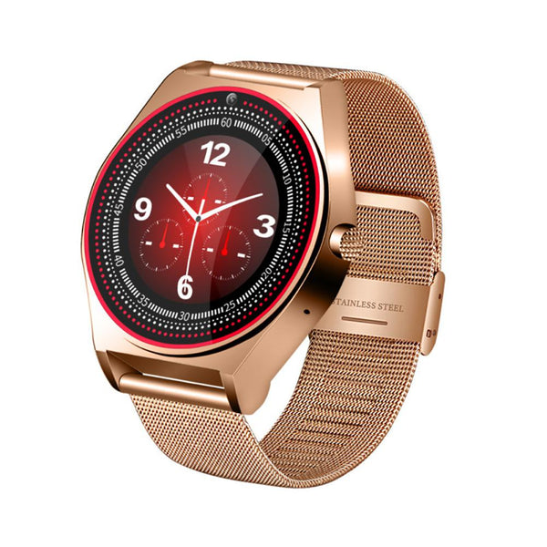 Smart Watch Health Monitoring Smart Reminder Smartwatch Stainless Steel Strap Support Card Wristband Watch