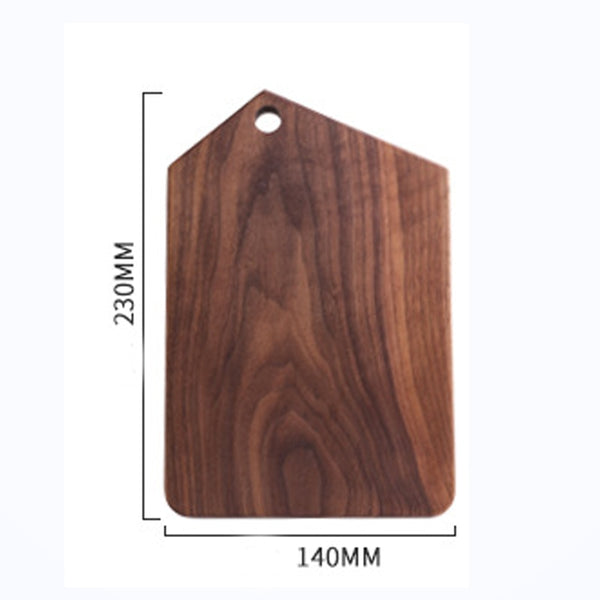 [Video]1pcRSCHEF Black Walnut Chopping Blocks Kitchen Wood Food Plate Wooden Pizza Sushi Bread Whole Tray Cutting Board No Paint