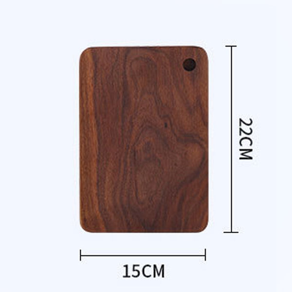 [Video]1pcRSCHEF Black Walnut Chopping Blocks Kitchen Wood Food Plate Wooden Pizza Sushi Bread Whole Tray Cutting Board No Paint