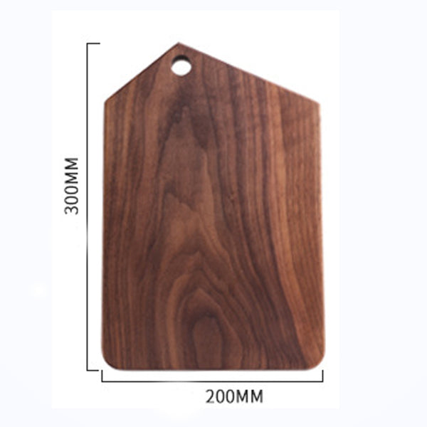 [Video]1pcRSCHEF Black Walnut Chopping Blocks Kitchen Wood Food Plate Wooden Pizza Sushi Bread Whole Tray Cutting Board No Paint