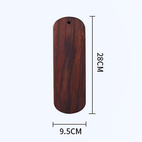 [Video]1pcRSCHEF Black Walnut Chopping Blocks Kitchen Wood Food Plate Wooden Pizza Sushi Bread Whole Tray Cutting Board No Paint