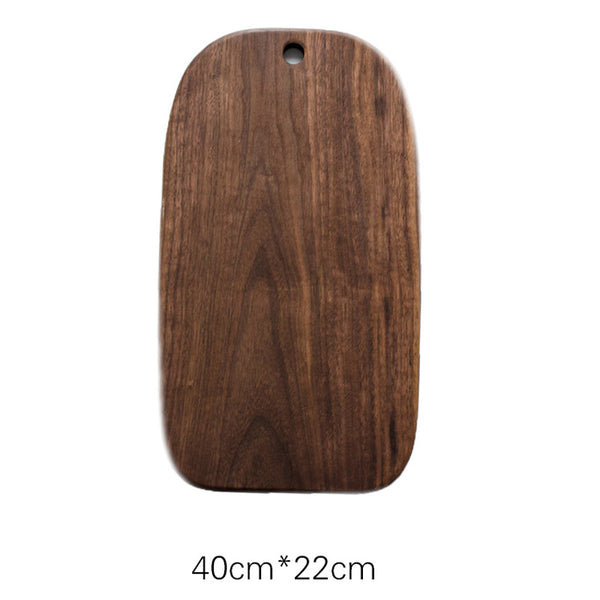 [Video]1pcRSCHEF Black Walnut Chopping Blocks Kitchen Wood Food Plate Wooden Pizza Sushi Bread Whole Tray Cutting Board No Paint