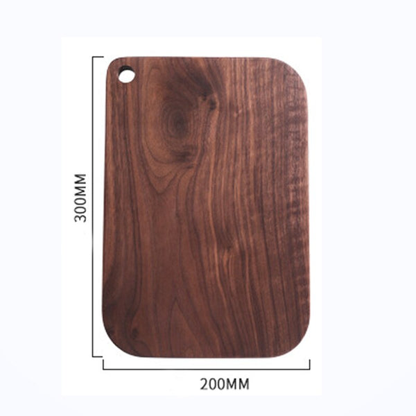 [Video]1pcRSCHEF Black Walnut Chopping Blocks Kitchen Wood Food Plate Wooden Pizza Sushi Bread Whole Tray Cutting Board No Paint