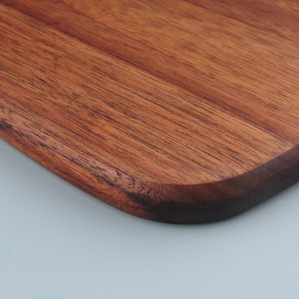 [Video]1pcRSCHEF Black Walnut Chopping Blocks Kitchen Wood Food Plate Wooden Pizza Sushi Bread Whole Tray Cutting Board No Paint