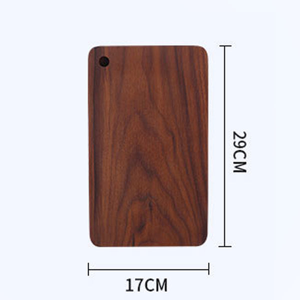 [Video]1pcRSCHEF Black Walnut Chopping Blocks Kitchen Wood Food Plate Wooden Pizza Sushi Bread Whole Tray Cutting Board No Paint