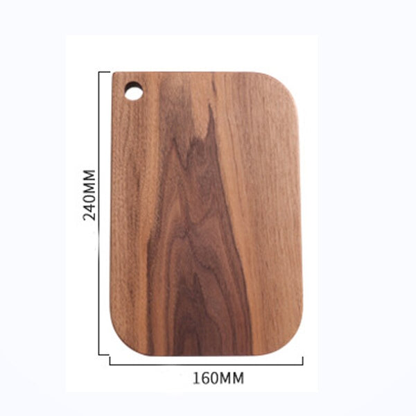 [Video]1pcRSCHEF Black Walnut Chopping Blocks Kitchen Wood Food Plate Wooden Pizza Sushi Bread Whole Tray Cutting Board No Paint